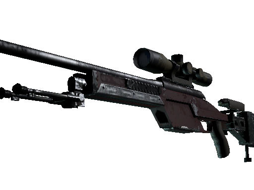 SSG 08 | Red Stone (Well-Worn)