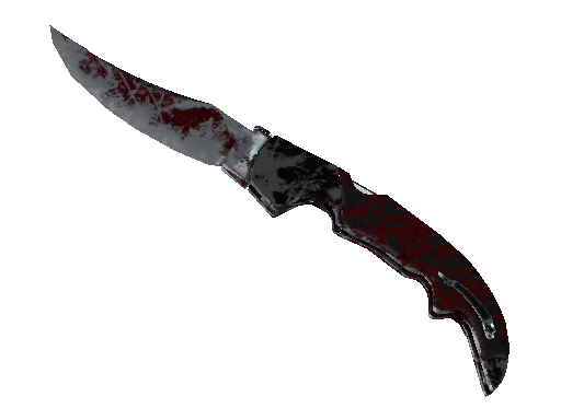 ★ Falchion Knife | Crimson Web (Battle-Scarred)