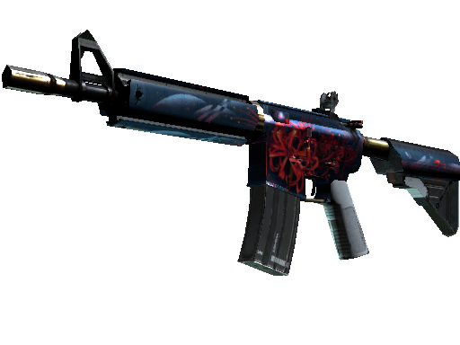 StatTrak™ M4A4 | Spider Lily (Well-Worn)