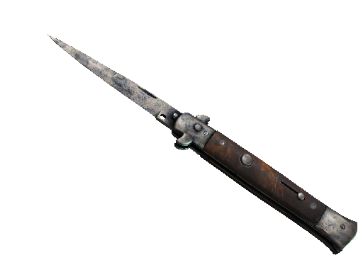 ★ Stiletto Knife | Stained (Battle-Scarred)