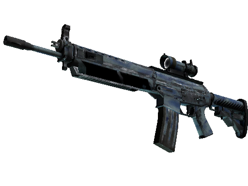 SG 553 | Wave Spray (Battle-Scarred)