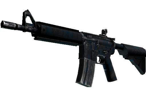 M4A4 | Dark Blossom (Well-Worn)