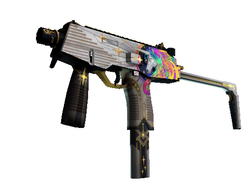 MP9 | Starlight Protector (Well-Worn)