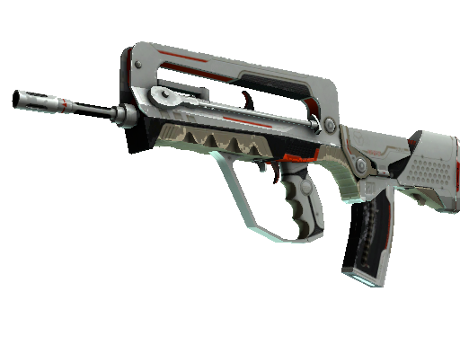 StatTrak™ FAMAS | Mecha Industries (Well-Worn)