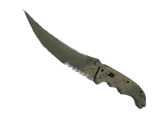 ★ Flip Knife | Safari Mesh (Well-Worn)