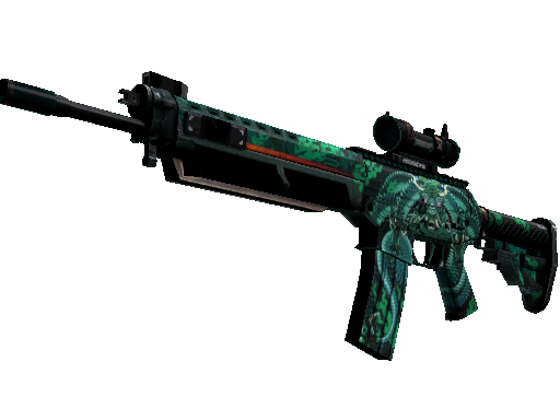 SG 553 | Dragon Tech (Well-Worn)