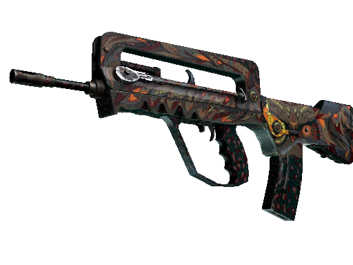 StatTrak™ FAMAS | Eye of Athena (Well-Worn)