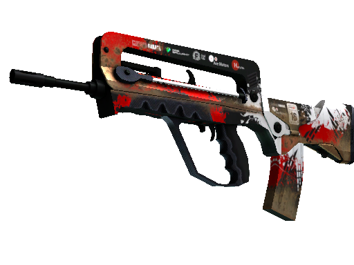 StatTrak™ FAMAS | Roll Cage (Well-Worn)