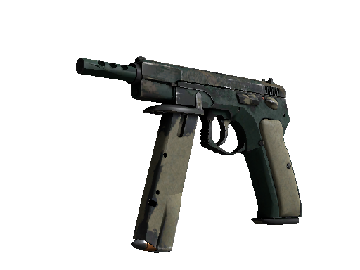 CZ75-Auto | Green Plaid (Battle-Scarred)