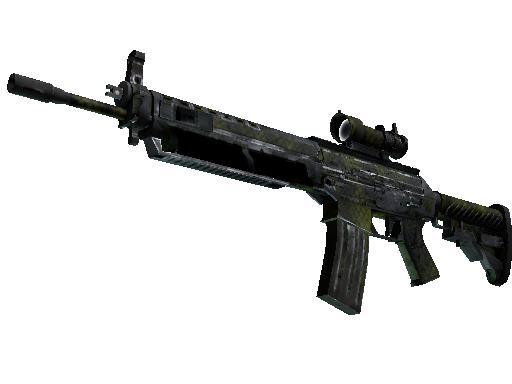 Souvenir SG 553 | Gator Mesh (Battle-Scarred)