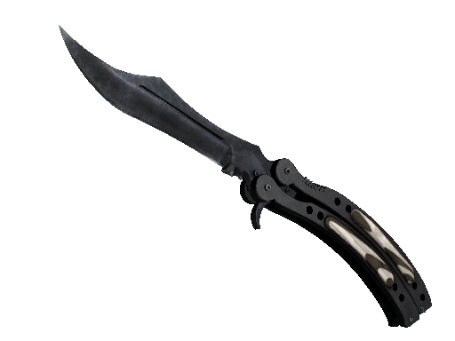 ★ StatTrak™ Butterfly Knife | Black Laminate (Minimal Wear)