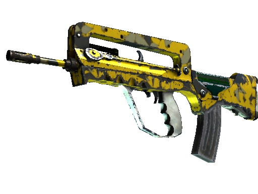 StatTrak™ FAMAS | Neural Net (Well-Worn)