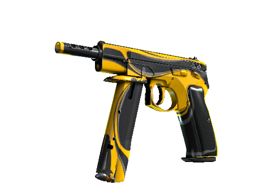 StatTrak™ CZ75-Auto | Yellow Jacket (Well-Worn)