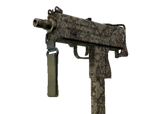 Souvenir MAC-10 | Sienna Damask (Well-Worn)