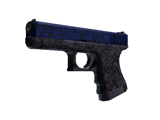 StatTrak™ Glock-18 | Blue Fissure (Minimal Wear)