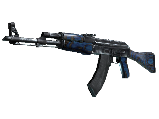 StatTrak™ AK-47 | Blue Laminate (Well-Worn)