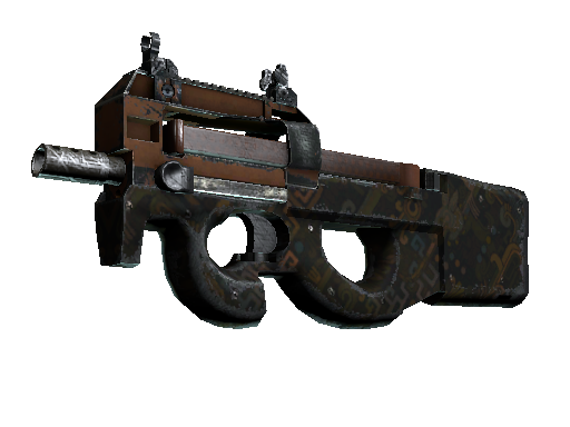 Souvenir P90 | Ancient Earth (Well-Worn)