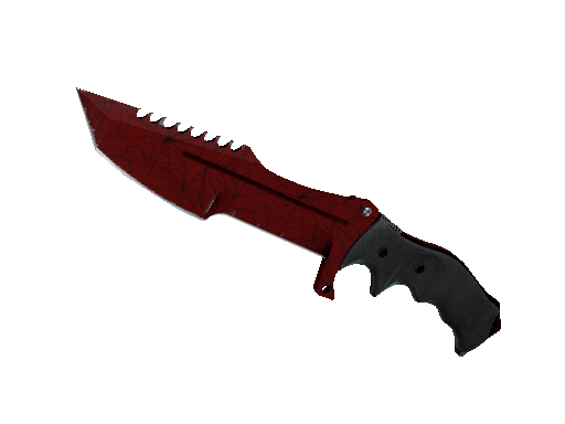 ★ Huntsman Knife | Crimson Web (Well-Worn)