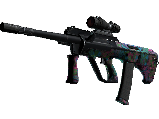 StatTrak™ AUG | Death by Puppy (Well-Worn)