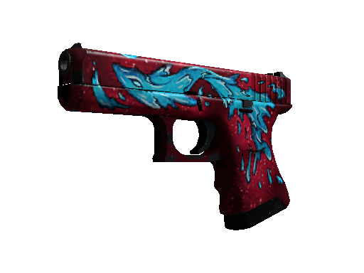 Glock-18 | Water Elemental (Well-Worn)