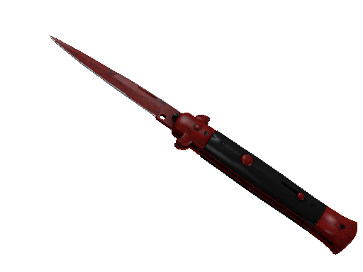 ★ StatTrak™ Stiletto Knife | Crimson Web (Minimal Wear)