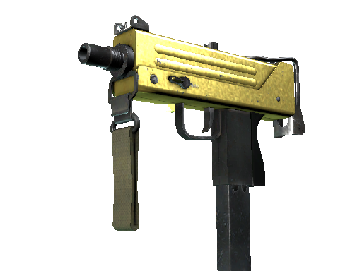 Souvenir MAC-10 | Gold Brick (Well-Worn)