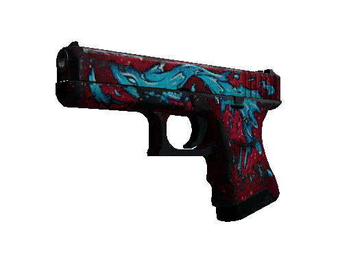 StatTrak™ Glock-18 | Water Elemental (Battle-Scarred)