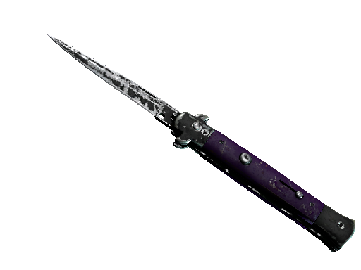 ★ StatTrak™ Stiletto Knife | Ultraviolet (Battle-Scarred)