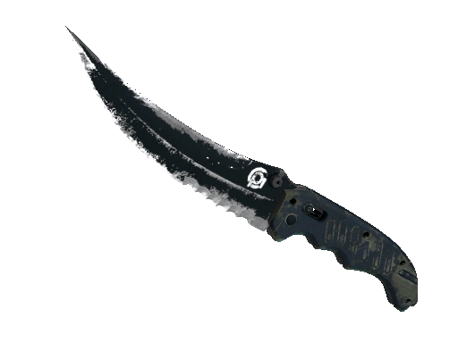 ★ StatTrak™ Flip Knife | Night (Battle-Scarred)