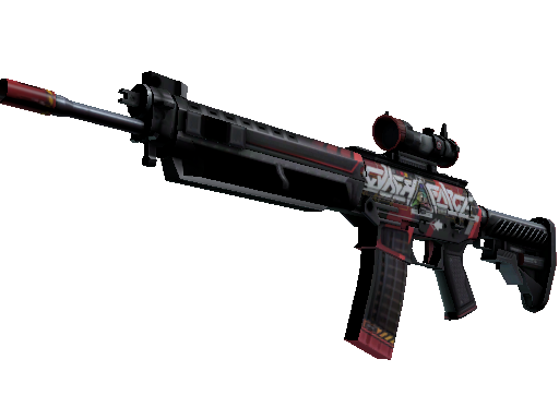 StatTrak™ SG 553 | Cyberforce (Minimal Wear)