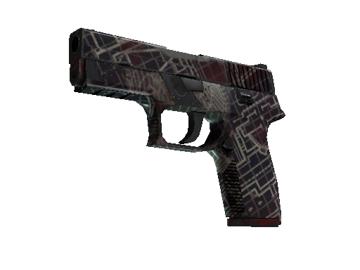 Souvenir P250 | Facility Draft (Well-Worn)