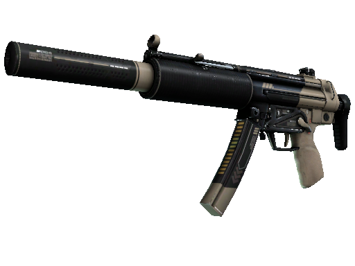 StatTrak™ MP5-SD | Desert Strike (Well-Worn)