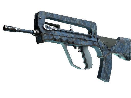 Souvenir FAMAS | Cyanospatter (Field-Tested)