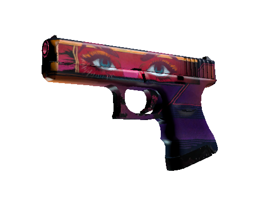 StatTrak™ Glock-18 | Vogue (Well-Worn)