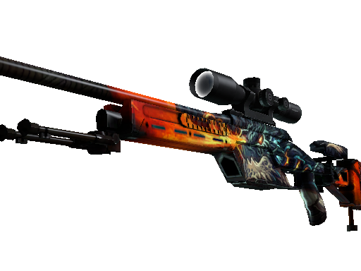 StatTrak™ SSG 08 | Dragonfire (Factory New)