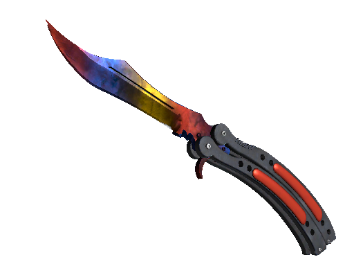 ★ Butterfly Knife | Marble Fade (Minimal Wear)