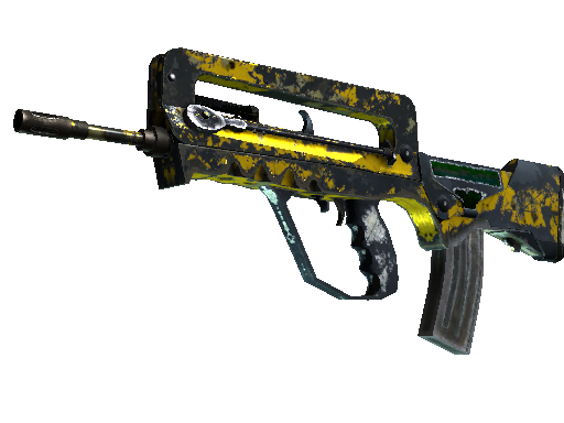 FAMAS | Neural Net (Battle-Scarred)