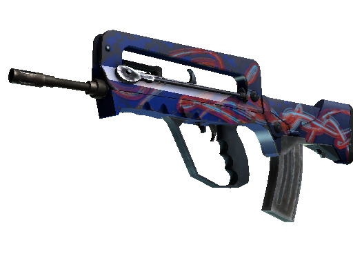 StatTrak™ FAMAS | Afterimage (Minimal Wear)