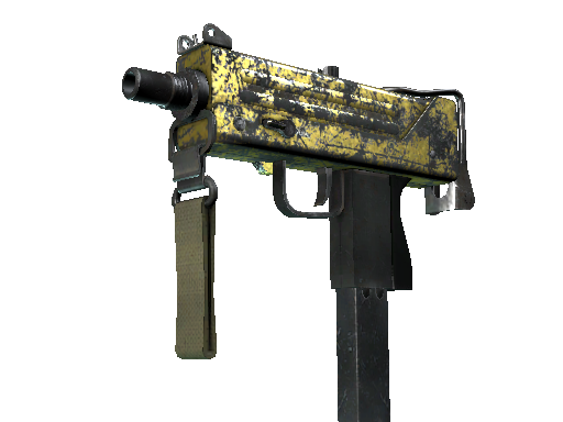 Souvenir MAC-10 | Gold Brick (Battle-Scarred)