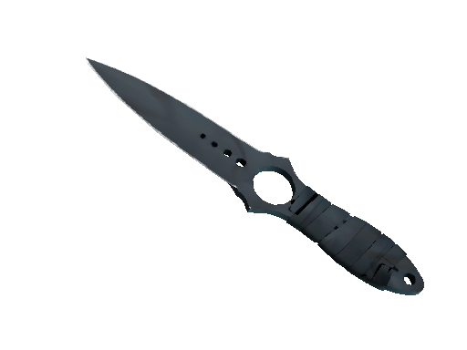 ★ StatTrak™ Skeleton Knife | Night Stripe (Well-Worn)