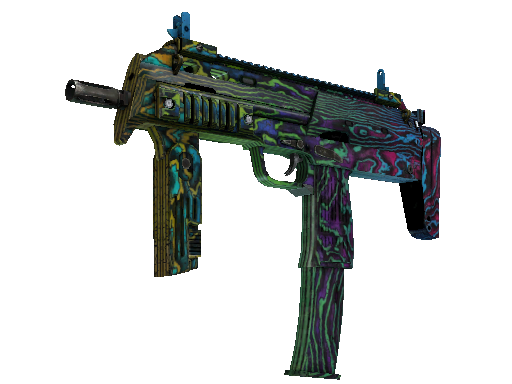 StatTrak™ MP7 | Neon Ply (Battle-Scarred)