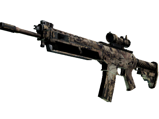 Souvenir SG 553 | Bleached (Well-Worn)