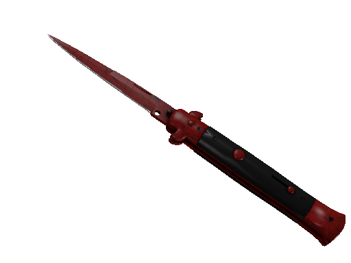 ★ Stiletto Knife | Crimson Web (Minimal Wear)