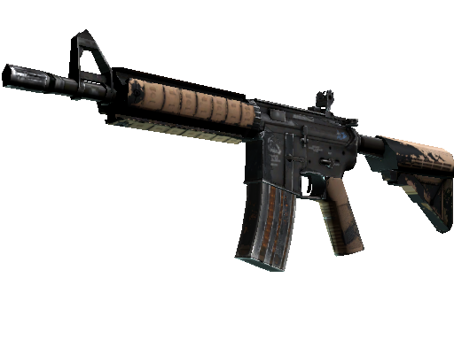 StatTrak™ M4A4 | Poly Mag (Well-Worn)