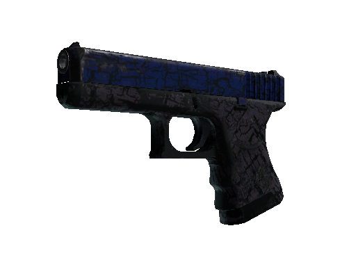 StatTrak™ Glock-18 | Blue Fissure (Battle-Scarred)