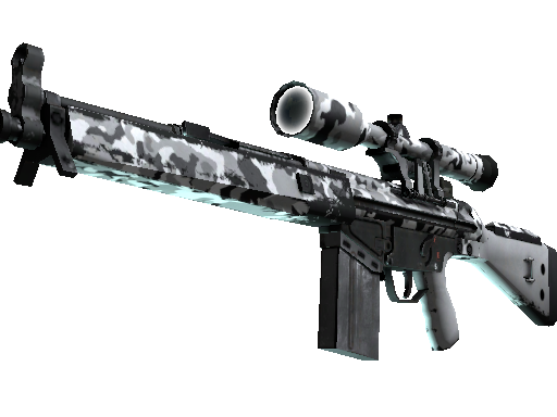 Souvenir G3SG1 | Polar Camo (Well-Worn)