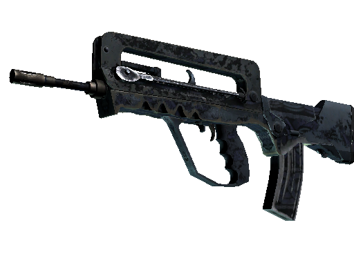 FAMAS | Night Borre (Battle-Scarred)