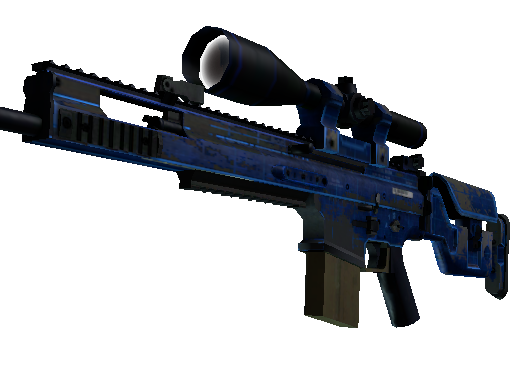 StatTrak™ SCAR-20 | Blueprint (Battle-Scarred)