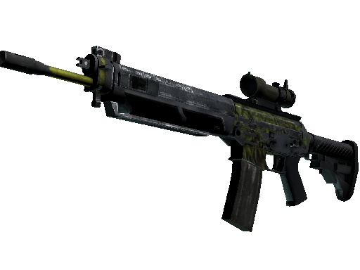 SG 553 | Lush Ruins (Battle-Scarred)