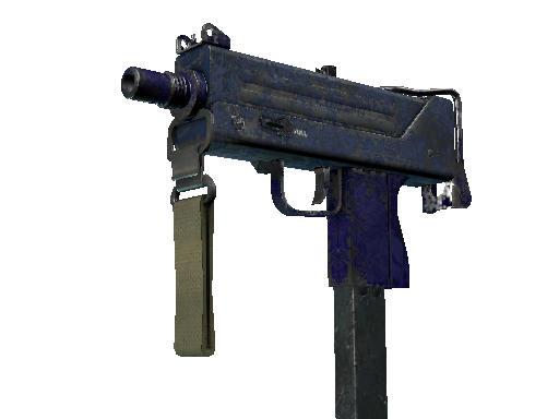 MAC-10 | Indigo (Battle-Scarred)